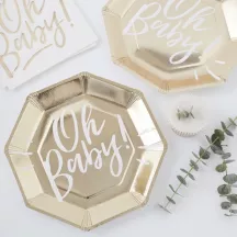 Piatto di carta "Oh Baby
