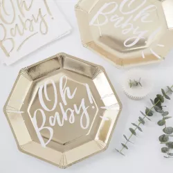Plates "Oh Baby"