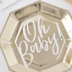 Plates "Oh Baby"