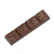 Moule à barres de chocolat "Grains de café"