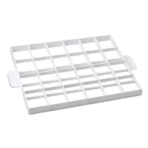 Plastic cake divider for 24 or 30 pieces