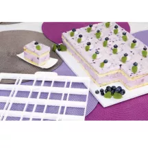 Divisore per torta in plastica per 24 o 30 fette