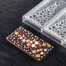 Chocolate bar mold Soap bubbles Christmas tree