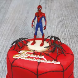 Spider Man cake topper set