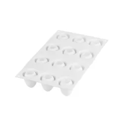 Silicone mold egg small, 12 pieces