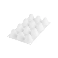 Silicone mold egg small, 12 pieces