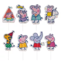 16 Cake toppers Peppa Pig