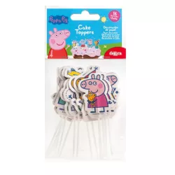 16 Peppa Pig Cake Toppers
