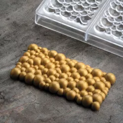 Bubble chocolate bar mold