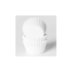 60 mini contenitori per cupcake bianchi