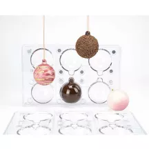 Chocolate mold Christmas ball