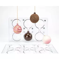 Chocolate mold Christmas ball
