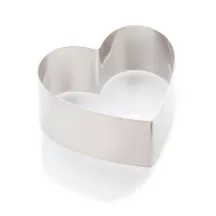 Cercle à tarte cœur Ø 18 cm x 5 cm