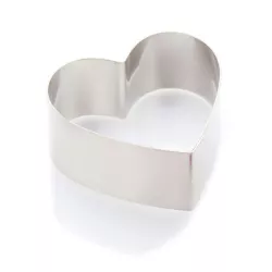 Cercle à tarte cœur Ø 18 cm x 5 cm