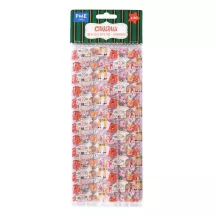 Transparent bags with reindeer and forest animals, 20 pieces