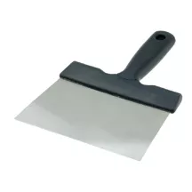 Metallschaber Profi 18 cm aus Edelstahl für Schokoladenformen