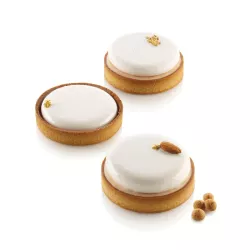 Tartelette set round Ø 10 cm, 4 pieces