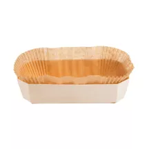 Wooden baking tins 17.5 x 7.5 x 5 cm, approx. 300 ml, 175 pieces