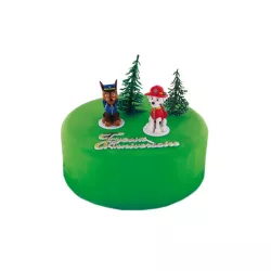 Paw Patrol cake topper set