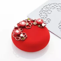 Silicone mold for Hüppen half moon hearts