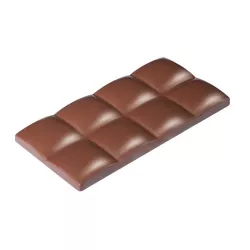 Quilted chocolate bar mold