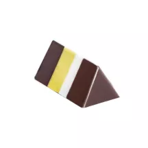 Triangle praline mold, 27 pralines