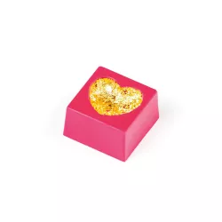 Deep heart praline mold, 28 pralines