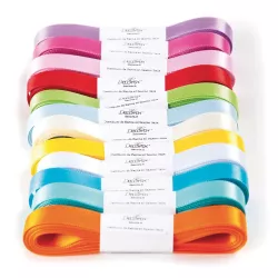 Satin cake ribbon light green
