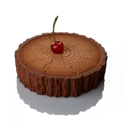 Stampo in silicone Tronco d'albero Ø 18,5 cm
