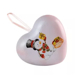 Cookie tin snowman 90 x 78 x 40 mm