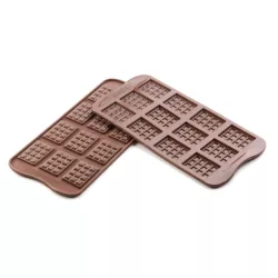 Stampo in silicone Tavolette di cioccolato, 12 pezzi