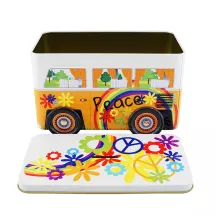 Spardose im Hippie-Bus-Design, 197 x 108 x 110 mm