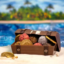 Chocolate mold treasure chest