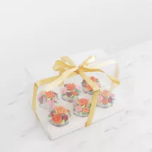 Boîte à cupcakes transparente pour 6 muffins