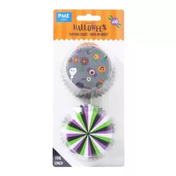 Halloween cupcake cases, 60 pieces