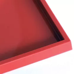 Tappetino da rotolo in silicone con bordo 42 x 35 x 0,8 cm