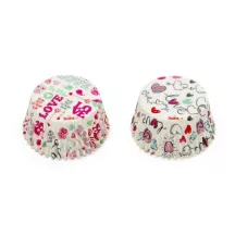 Pirottino per cupcake Love, 36 pezzi