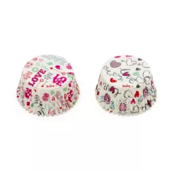 Pirottino per cupcake Love, 36 pezzi