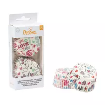 Pirottino per cupcake Love, 36 pezzi