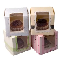 Mini Cupcake Schachteln, 4er-Set