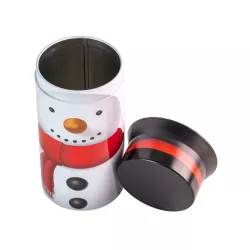 Scatola per biscotti Pupazzo di neve Ø 80 x 148 mm