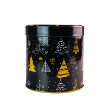 Cookie tin Christmas Trees Ø 117 x 120 mm