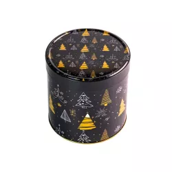 Cookie tin Christmas Trees Ø 117 x 120 mm