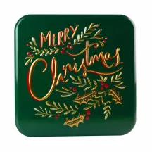 Scatola per biscotti Merry Christmas, 170 x 170 x 63 mm