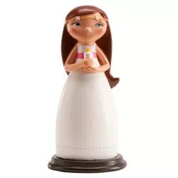 Communion figure girl with candle