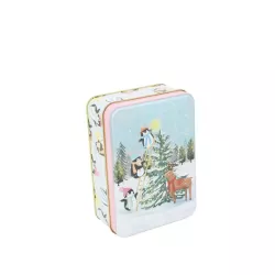 Boîte à biscuits de Noël Pingu, 120 x 85 x 43 mm