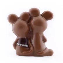 Schokoladenform Mäusepaar