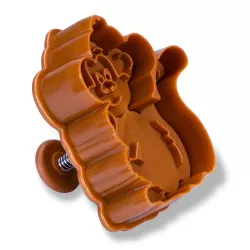 Cookie cutter monkey with ejector, 6 cm