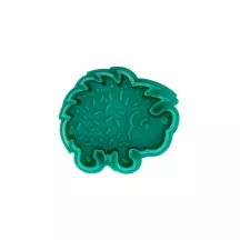 Cookie cutter with hedgehog ejector
