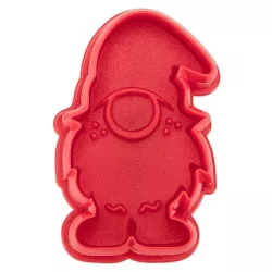 Wichtel cookie cutter with ejector and embossing